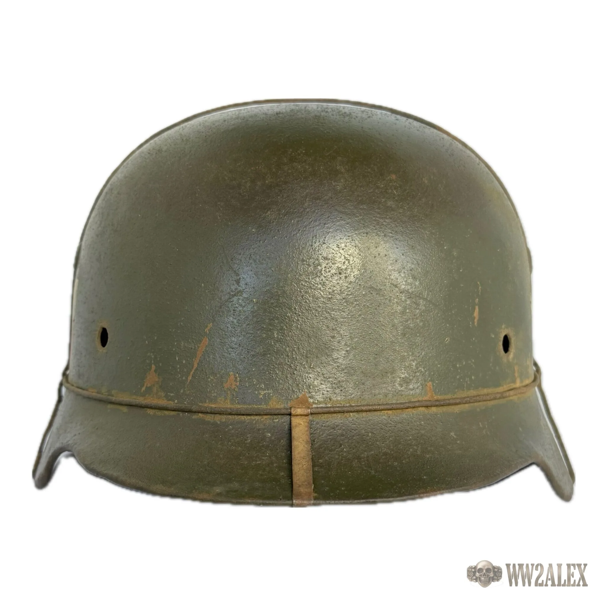 Refurbished M35 double-decal helmet, size 64 – front
