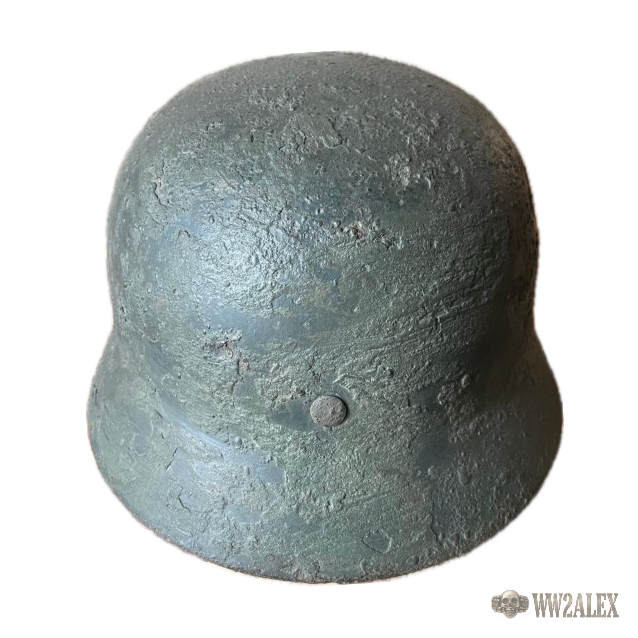 German M35 helmet, size 68, Oryol region find – back