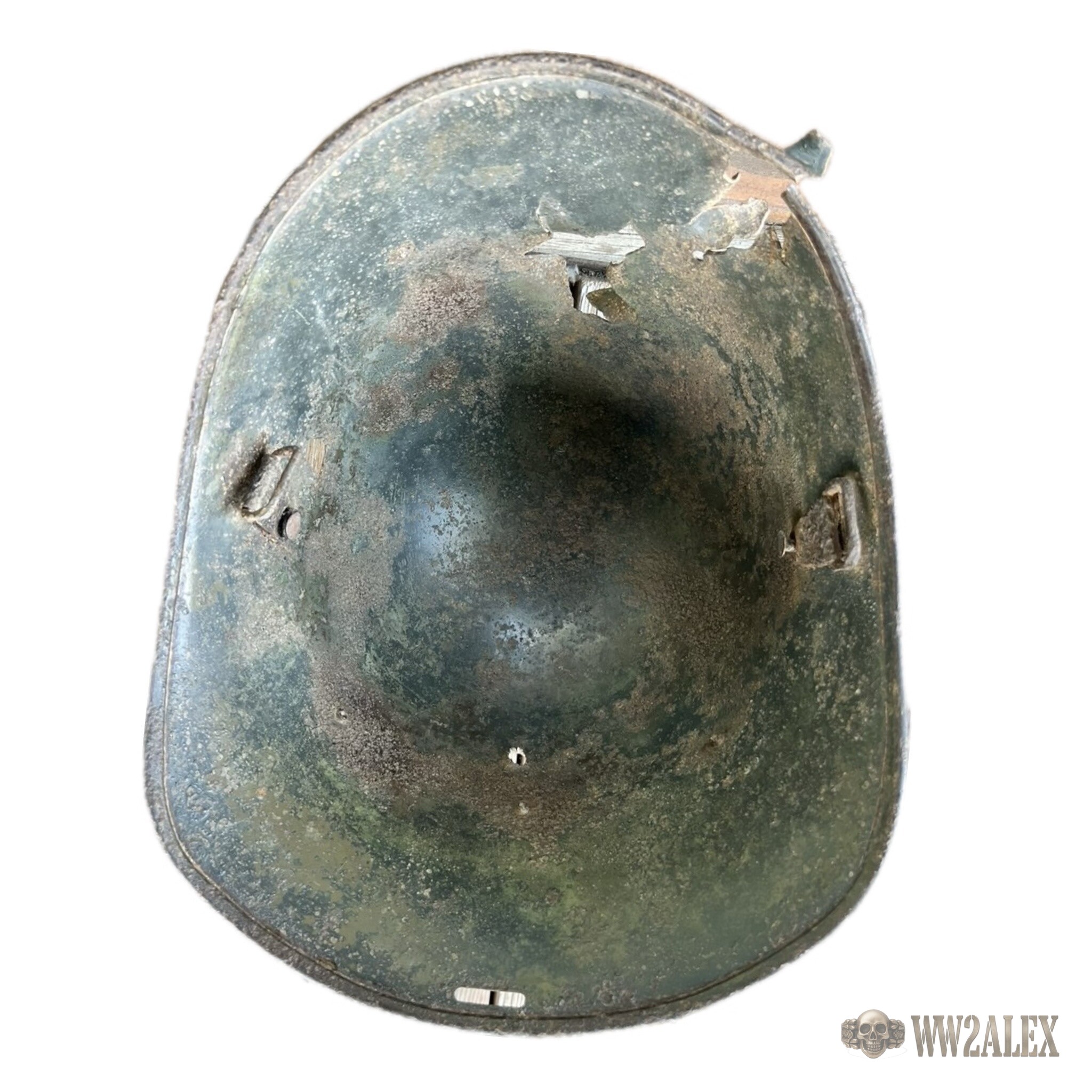 Original Romanian M39 WW2 Helmet - Stalingrad Sector Find - photograph 6