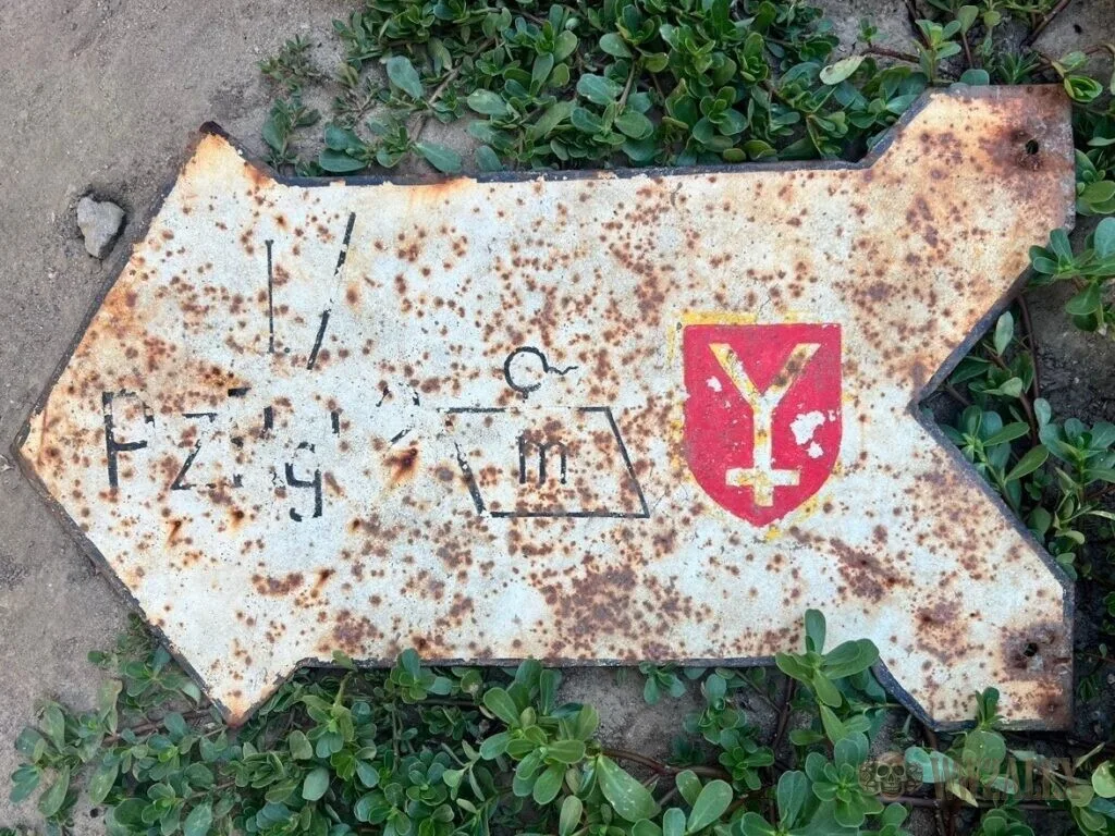 16th Panzer Division tactical insignia recovered in the Stalingrad area