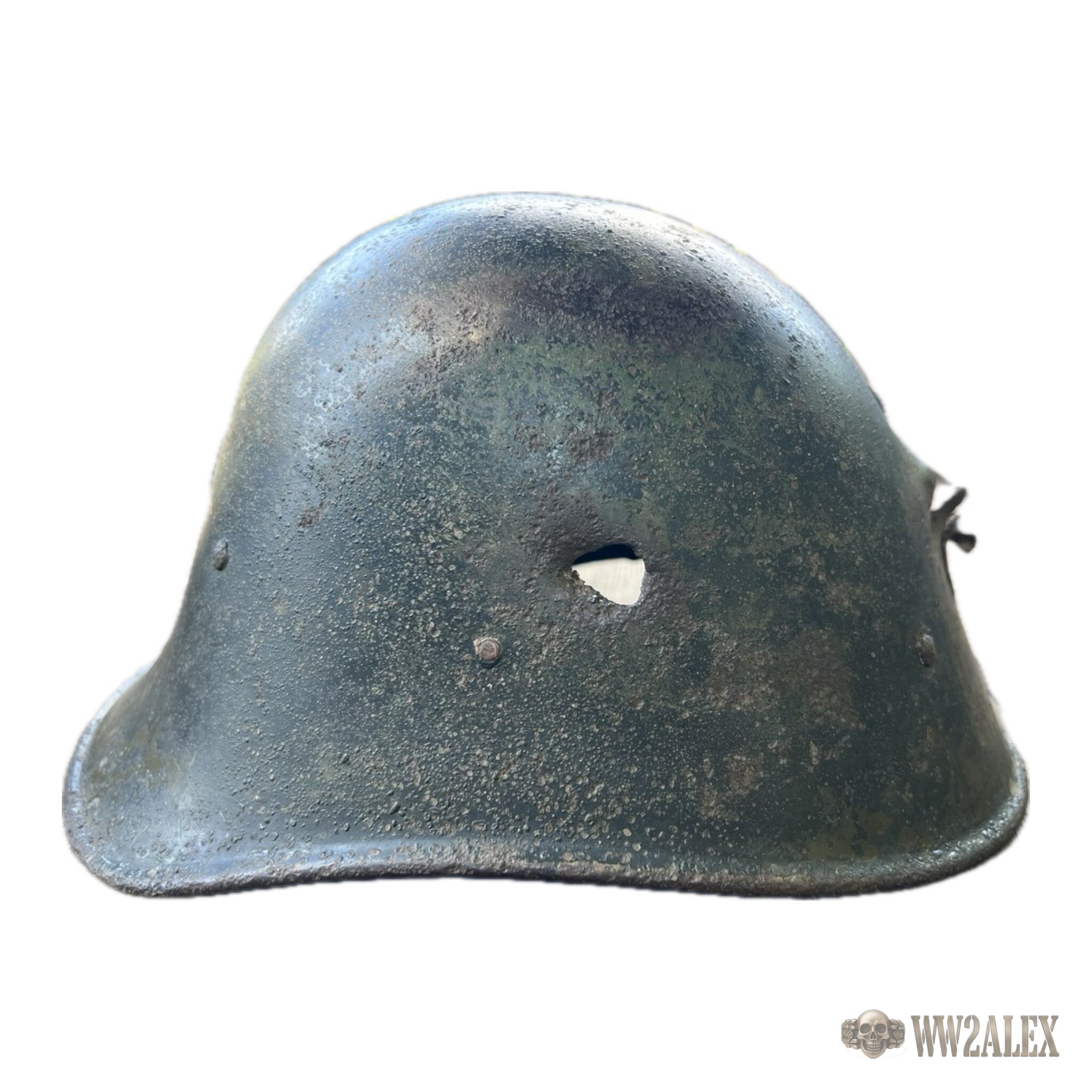 Original Romanian M39 WW2 Helmet - Stalingrad Sector Find - photograph 2