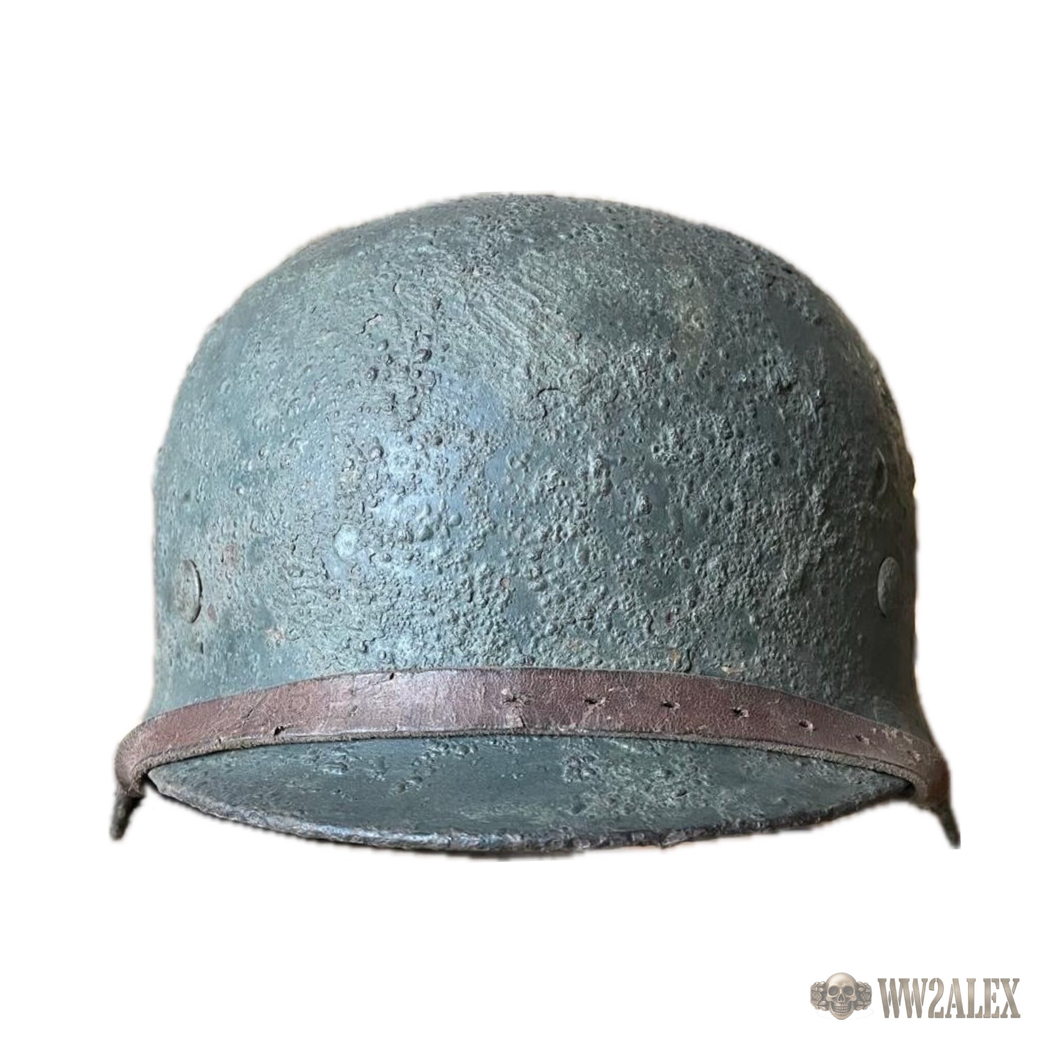 German M35 helmet, size 68, Oryol region find – front