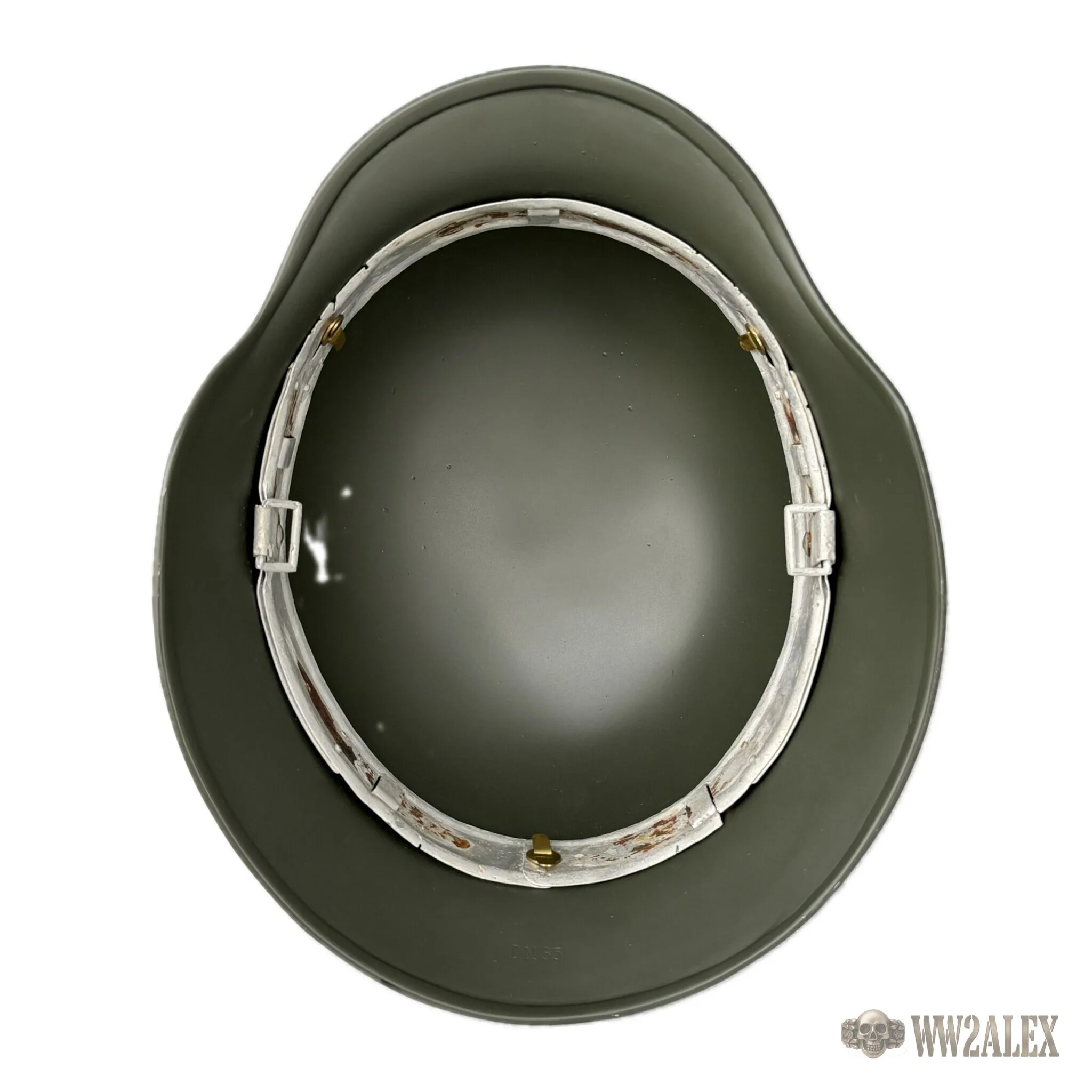 Repro M40 German Helmet with Unique Hand-Painted Design - photograph 6