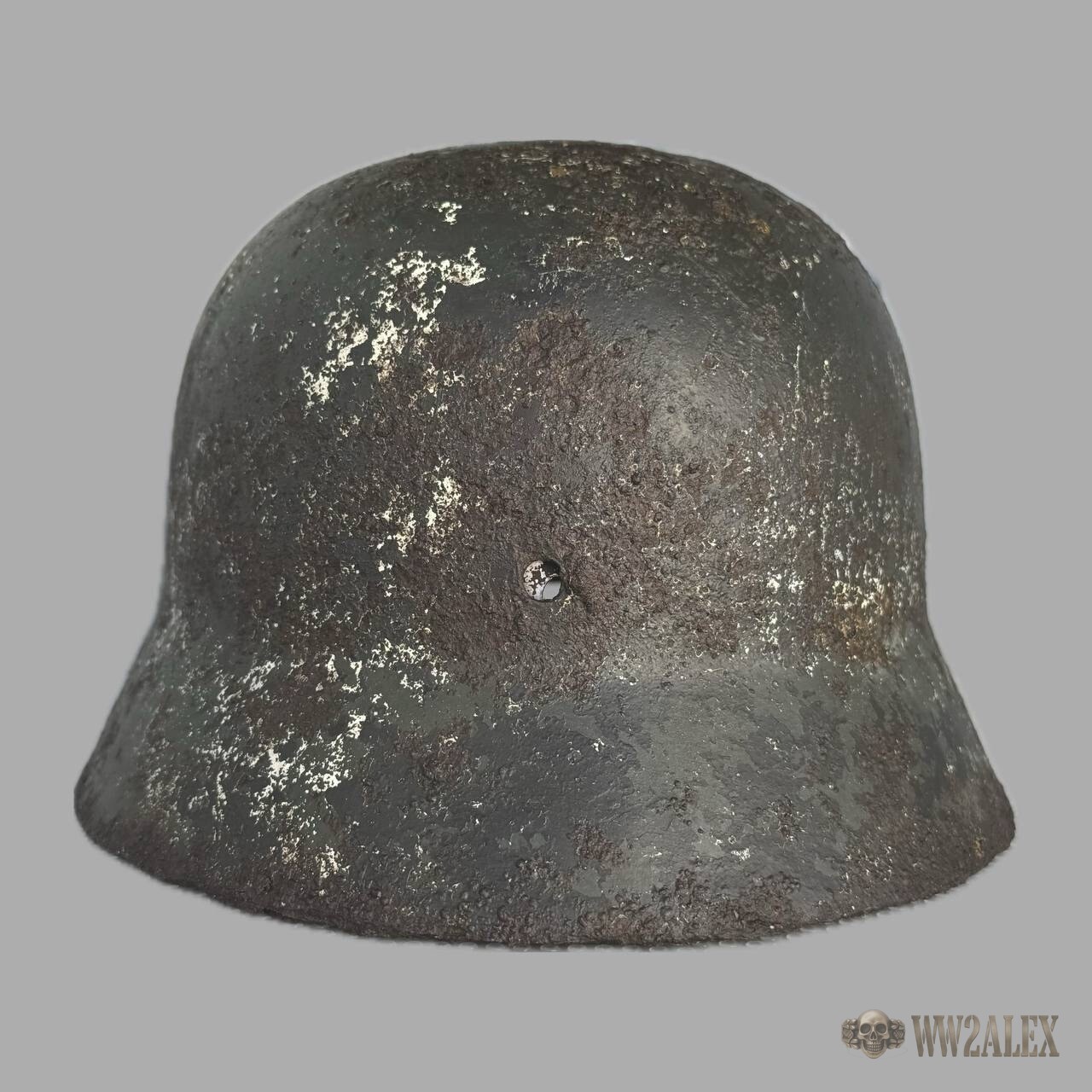 Original German WW2 M35 Helmet, Size 64 - photograph 5