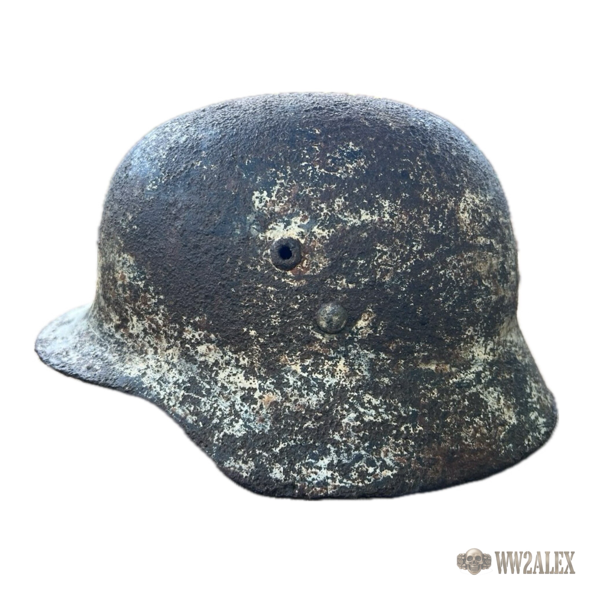Original Hungarian M37 WW2 Helmet, Size 66