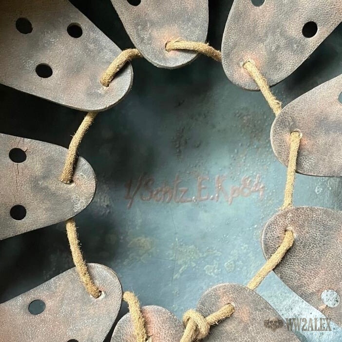 German M35 helmet, size 68, Oryol region find – liner