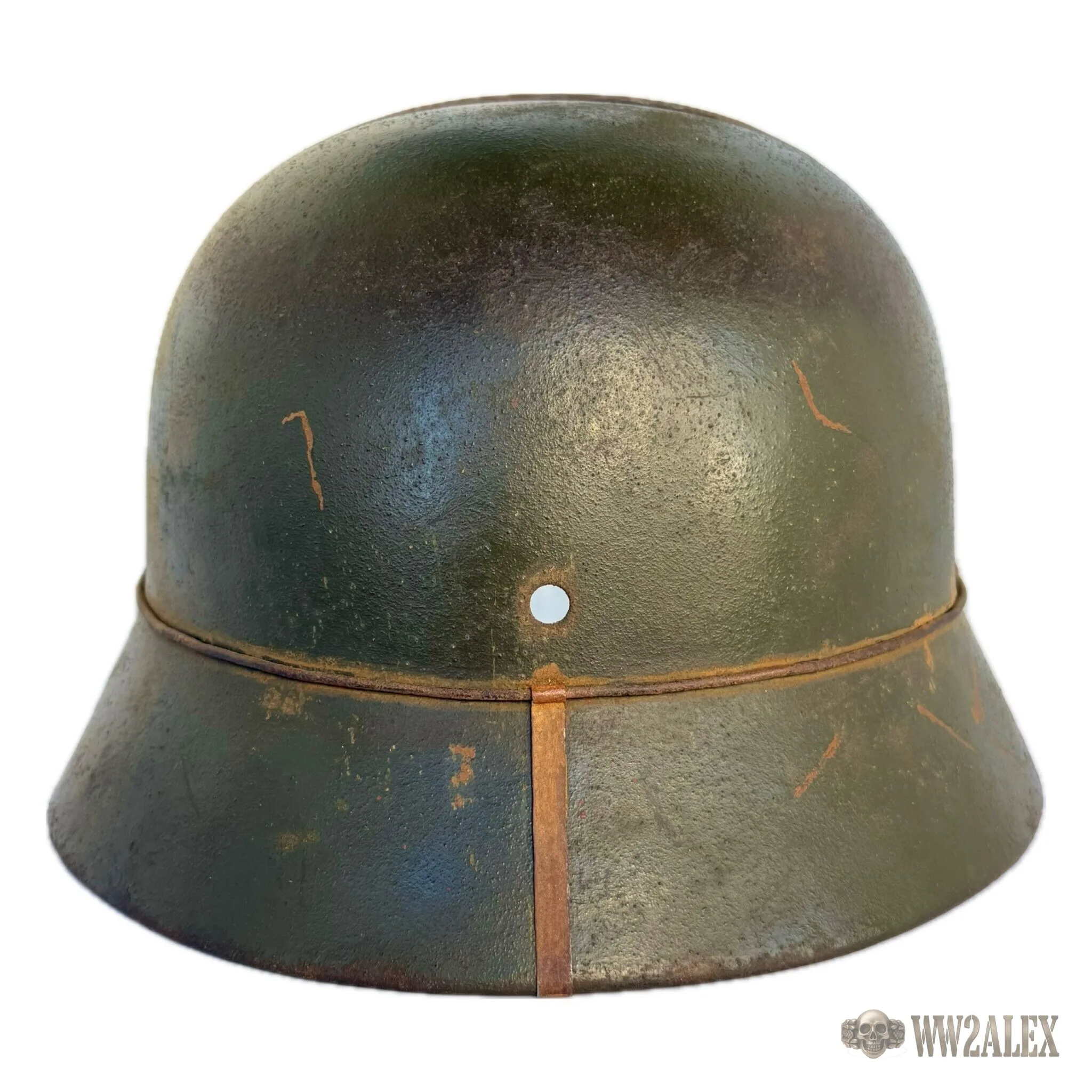 Refurbished M35 double-decal helmet, size 64 – back