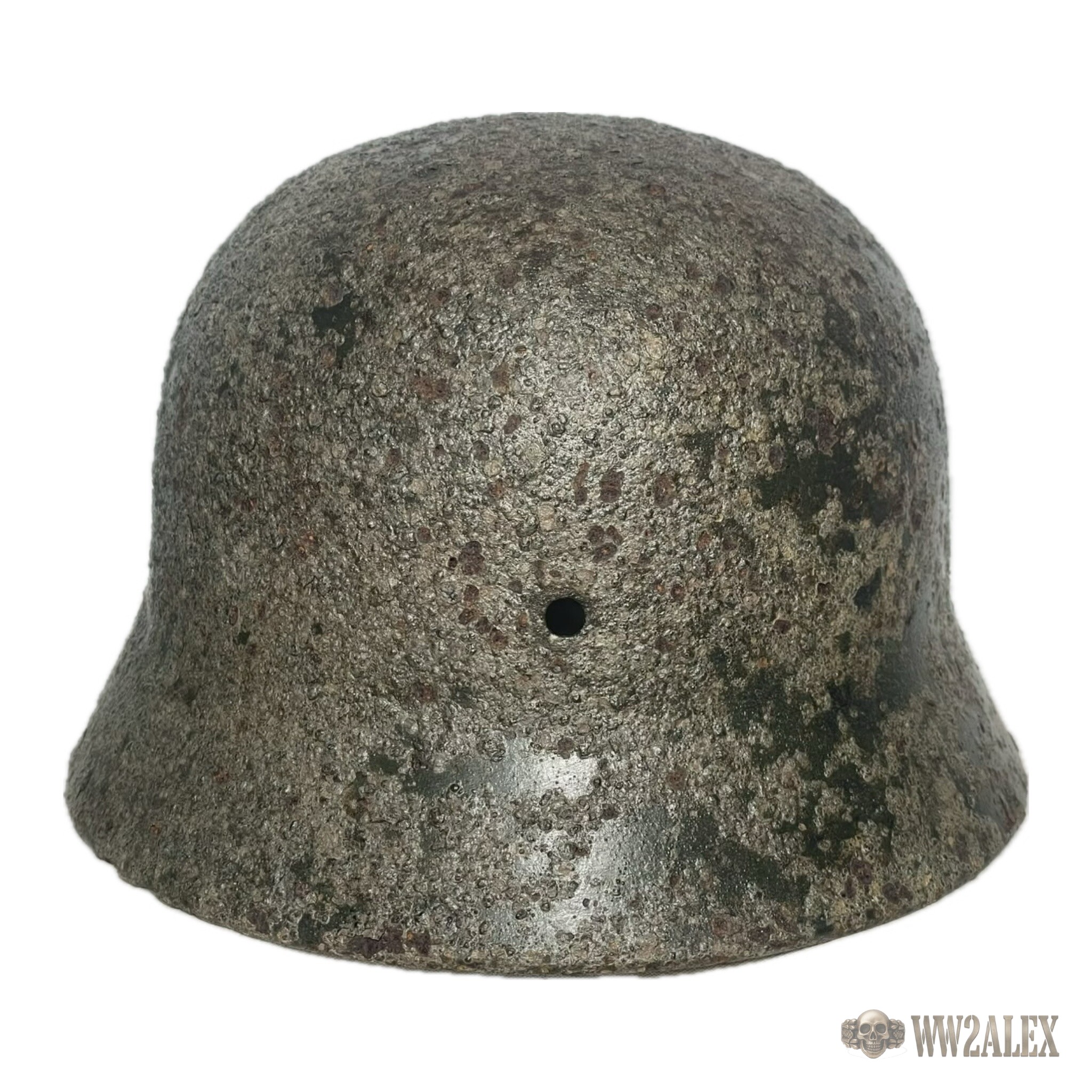 German M40 helmet with original decal – back