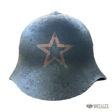 Soviet SSh-36 helmet, Smolensk region find – front