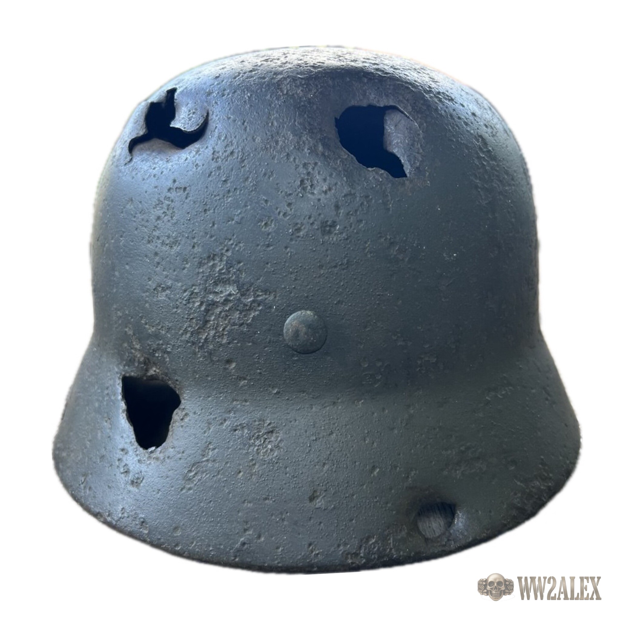 German M40 helmet, size 66, Voronezh region find – back