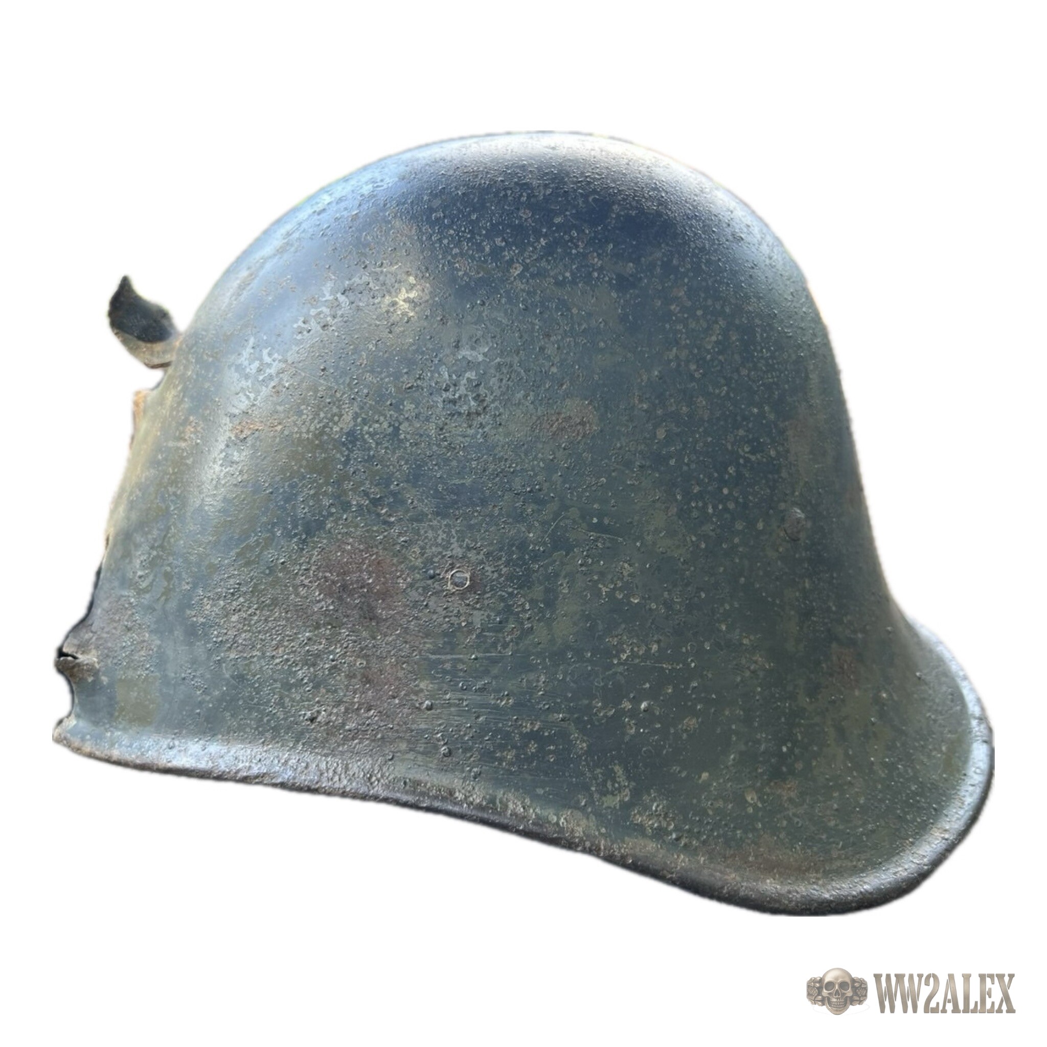 Original Romanian M39 WW2 Helmet - Stalingrad Sector Find - photograph 3