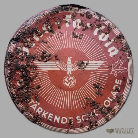 Original Scho-Ka-Kola Tin - WW2 German Ration Packaging