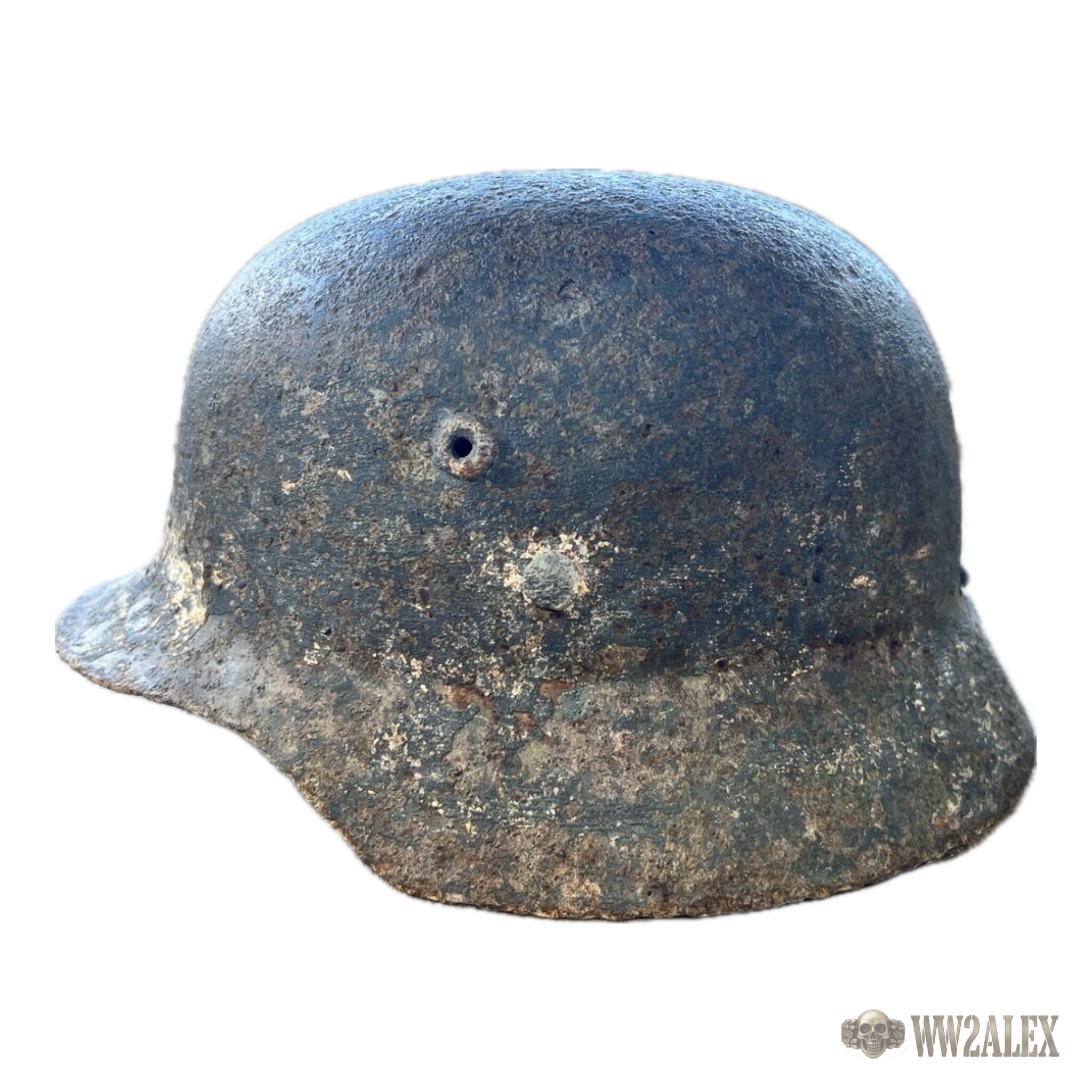 Original Hungarian M37 WW2 Helmet - Ostrogozhsk Bunker Find