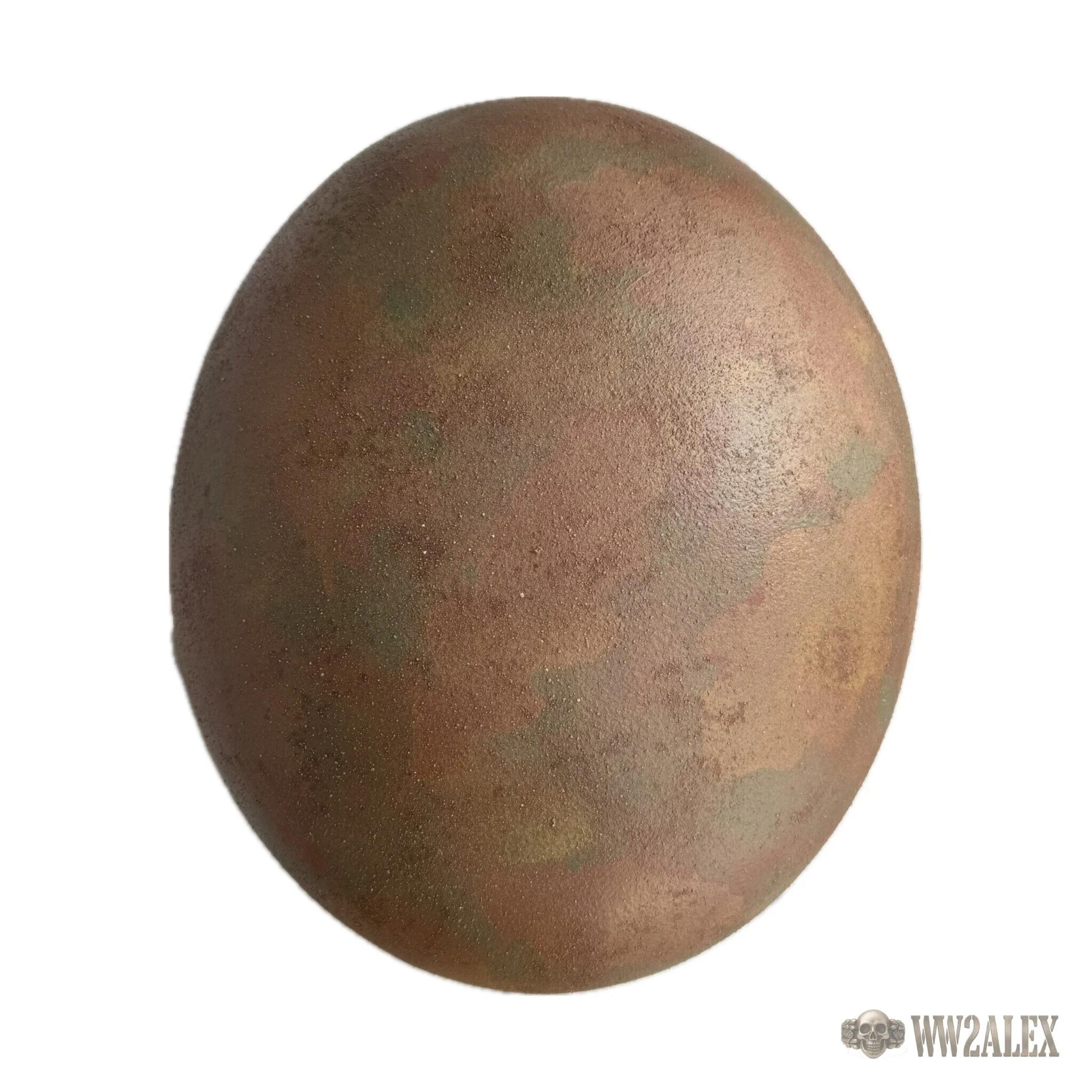 Repro M38 Fallschirmjager Helmet in Oak Leaf Autumn Camouflage - photograph 5