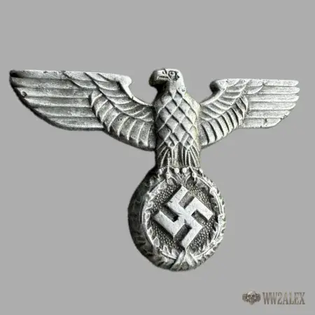 3rd Reich Reichspost or Postschutz Visor Hat Eagle, RZM Marked