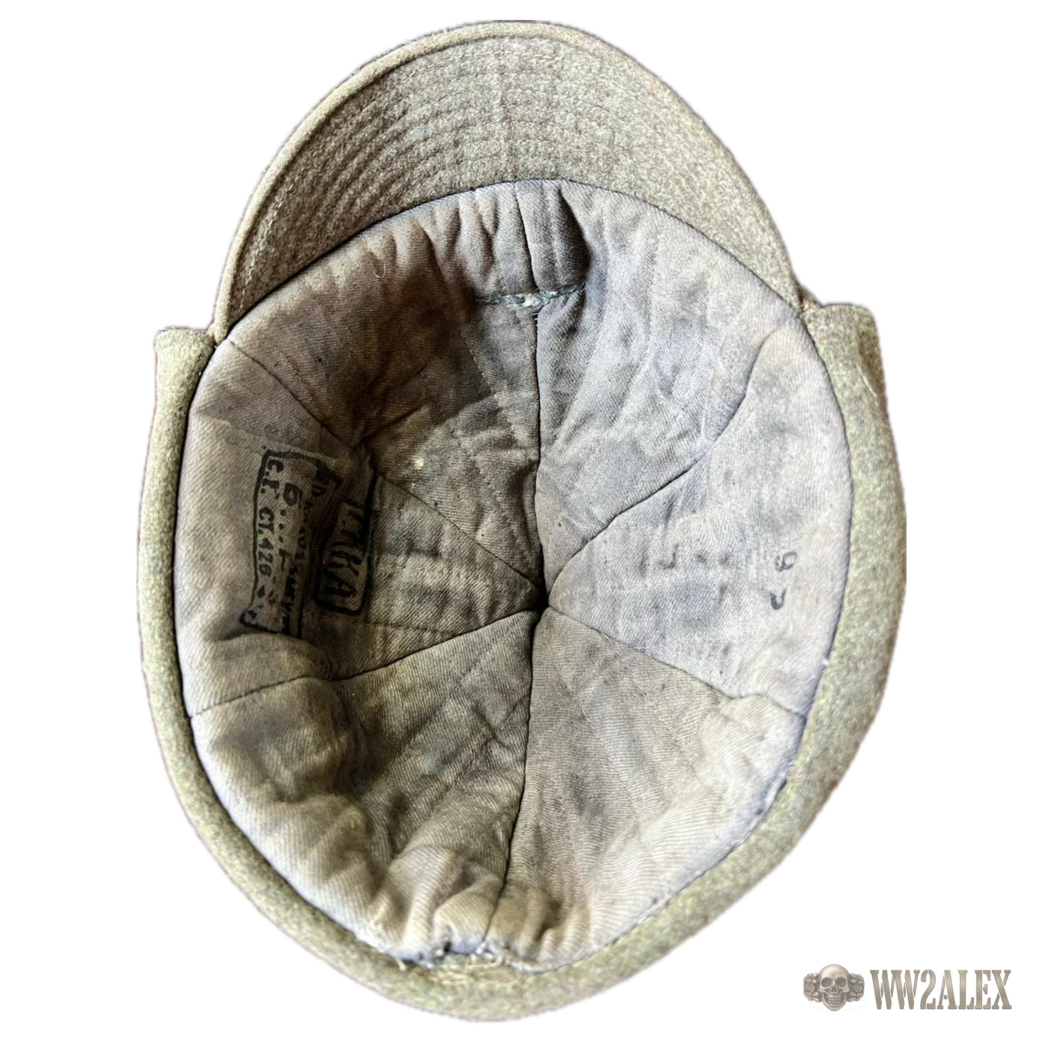 Original Pre-WWII Soviet Budenovka Cap Size 56 - Image 6