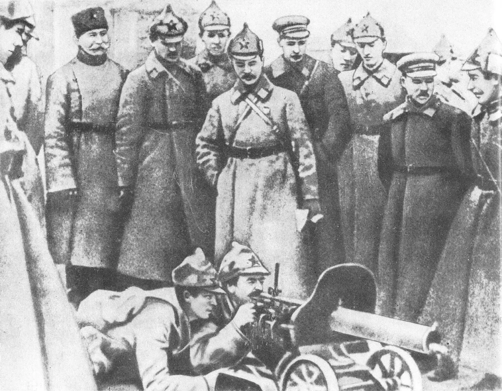 Mikhail Frunze with Red Army commanders, 1925