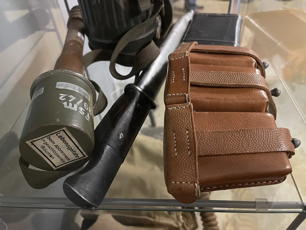 German leather ammunition pouches for the K98k