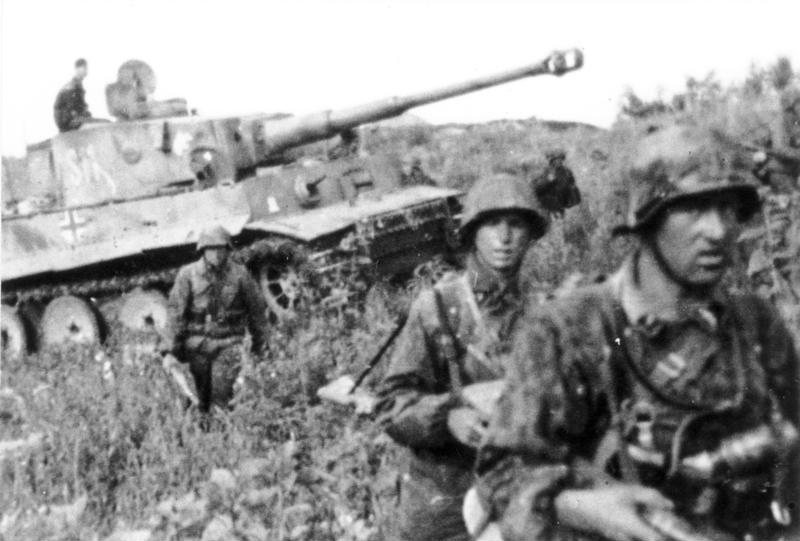 German Tiger I tank during the Battle of Kursk, 1943