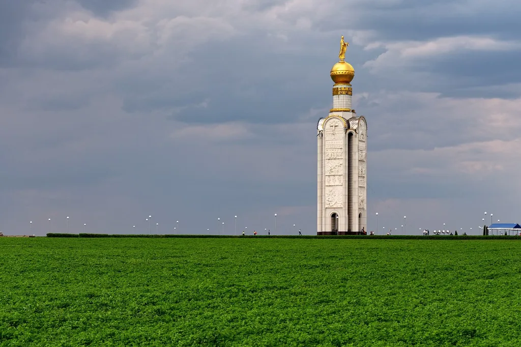 Belfry memorial on the Prokhorovka battlefield