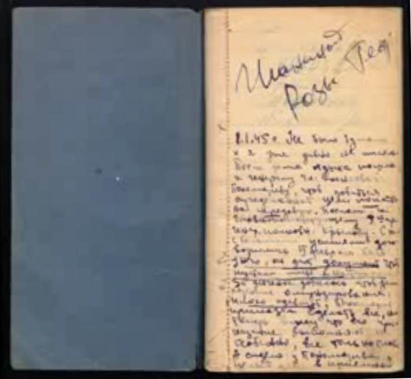 A page from Roza Shanina's diary