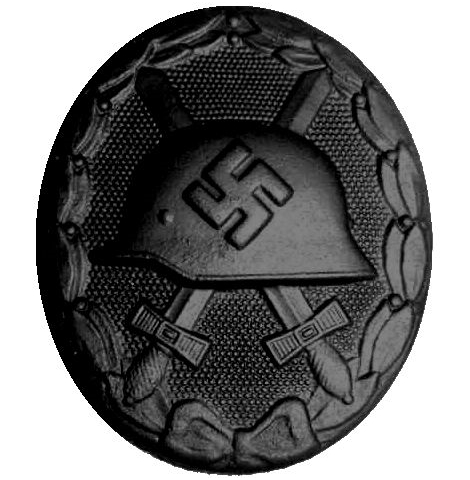 German Wound Badge 1939 in black