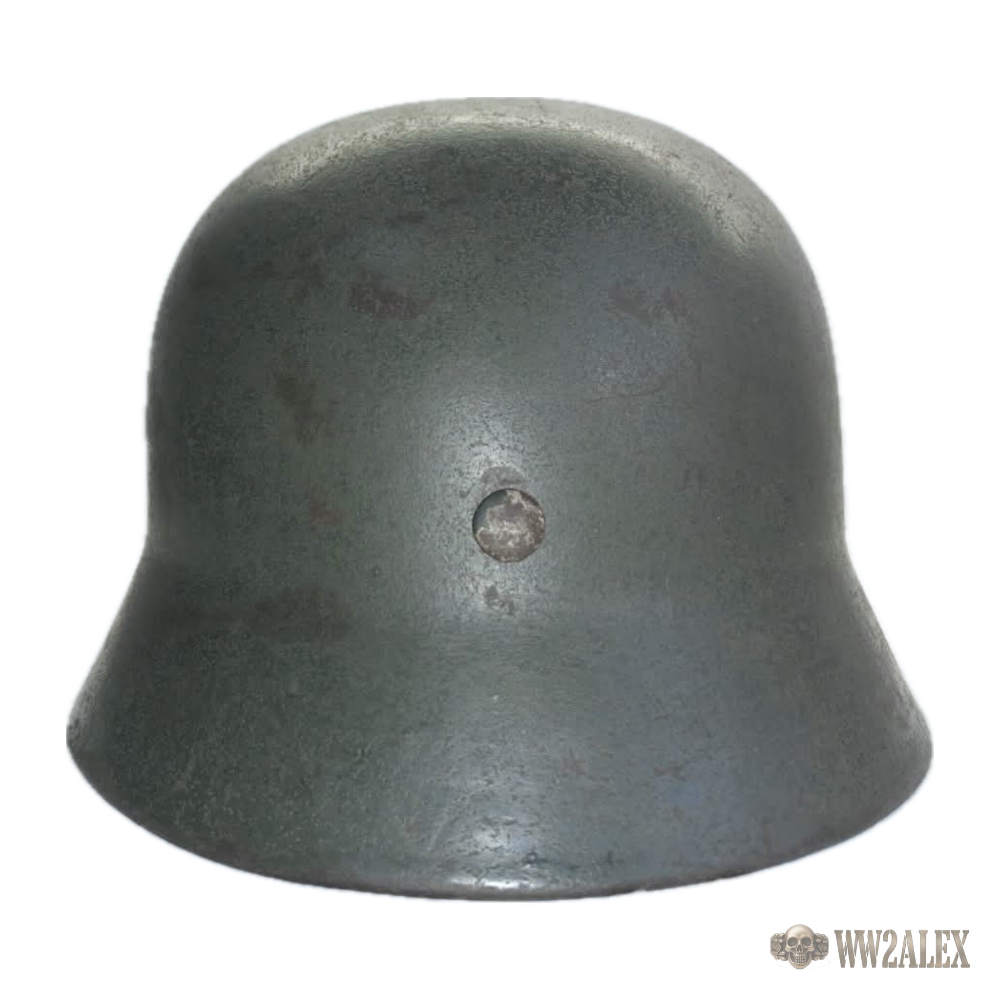 ORIGINAL GERMAN WW2 M40 HELMET - 5th SS DIVISION "WIKING" - Image 5