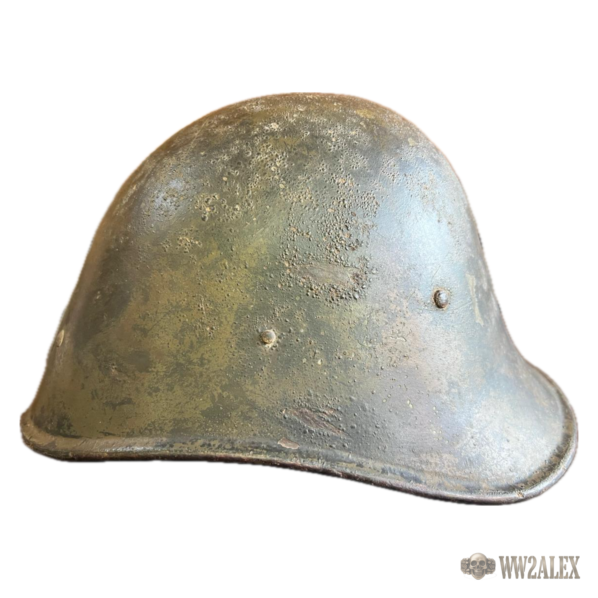 ORIGINAL ROMANIAN M39 WW2 HELMET – STALINGRAD SECTOR FIND - Image 2